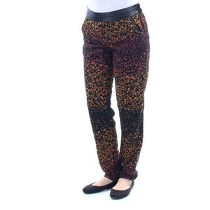 Jessica Simpson floral pants Small black ombre